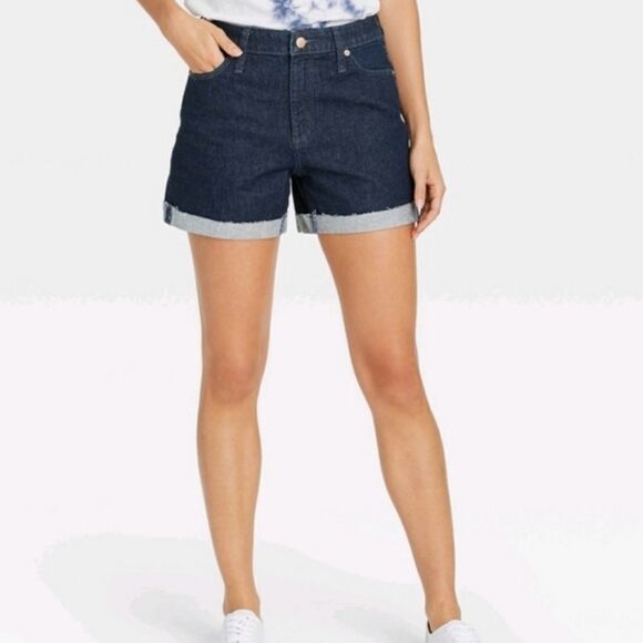 Women's High-Rise Jean Shorts - Universal Thread™ - Picture 3 of 3